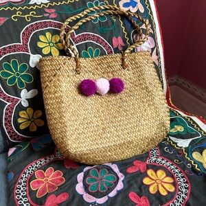 Summer market Tote Bag, woven with detail